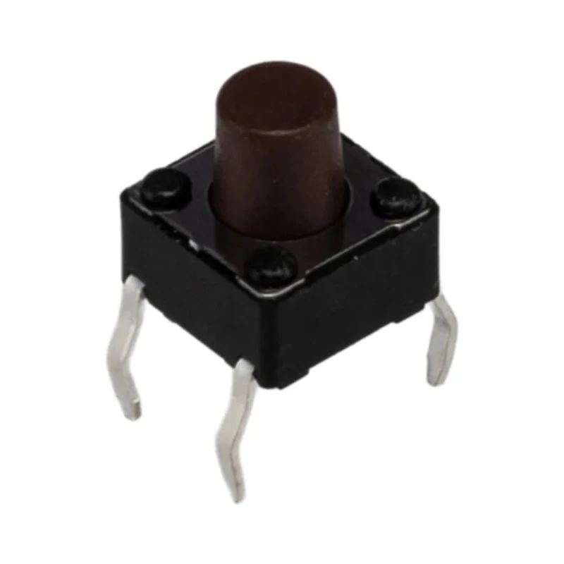 APEM Brown Tactile Switch Button 3.5 mm, SPST 50mA 12 V dc, PCB DTS63NV