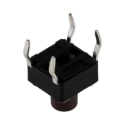 APEM Brown Tactile Switch Button 3.5 mm, SPST 50mA 12 V dc, PCB DTS63NV