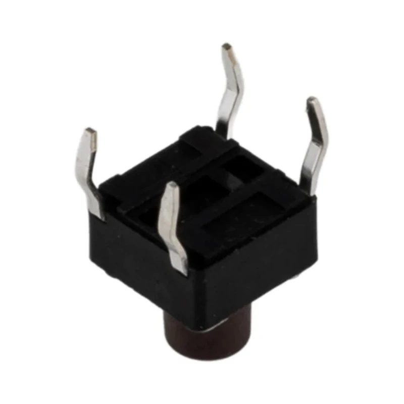 APEM Brown Tactile Switch Button 3.5 mm, SPST 50mA 12 V dc, PCB DTS63NV