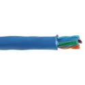 Belden Cat6 Ethernet Cable 23AWG Solid Copper Low Smoke Zero Halogen Blue 100m 72V DC 7812ENH