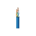 Belden Cat6 Ethernet Cable 23AWG Solid Copper Low Smoke Zero Halogen Blue 100m 72V DC 7812ENH