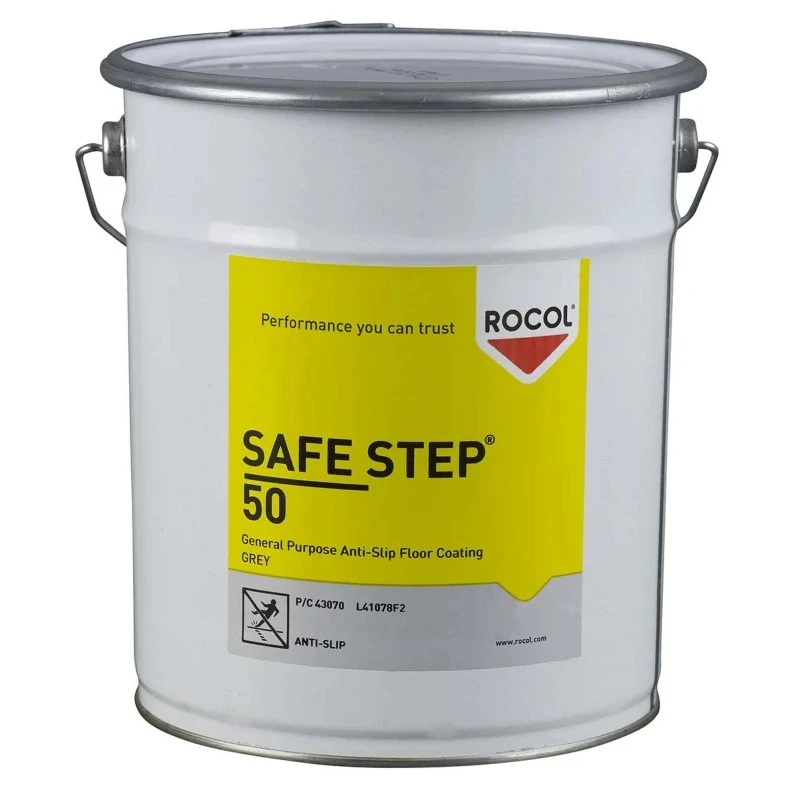 Rocol Grey Anti-Slip Flooring Chlorinated Rubber/Alkyd Resin Floor Coating Solid Finish 43070
