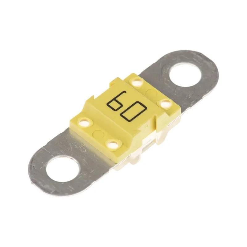 Littelfuse 60A Yellow Car Fuse 32V DC BF1 Series 2000A Breaking Capacity 153.5631.5601