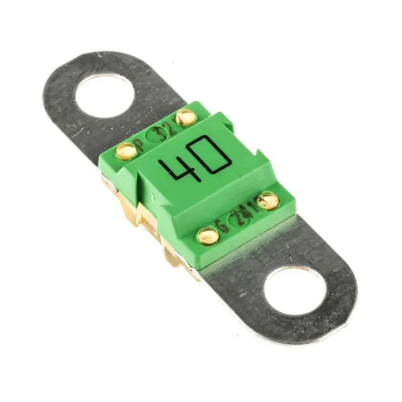 Littelfuse 40A Green Car Fuse 32V dc Thermoplastic Body Time Delay BF1 Series 153.5631.5401