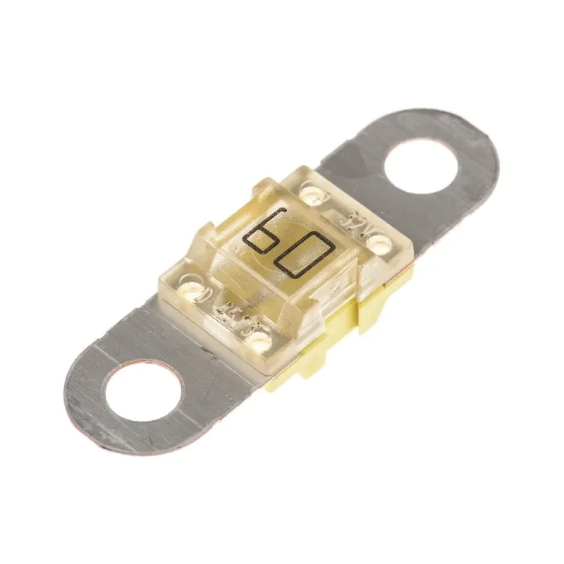 Littelfuse 60A Yellow Car Fuse 32V DC BF1 Series 2000A Breaking Capacity 153.5631.5601