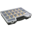 RS PRO Adjustable Compartments 17 Cell Polypropylene Compartment Box 60mm x 395mm x 305mm 435-0179