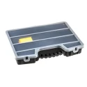 RS PRO Adjustable Compartments 17 Cell Polypropylene Compartment Box 60mm x 395mm x 305mm 435-0179