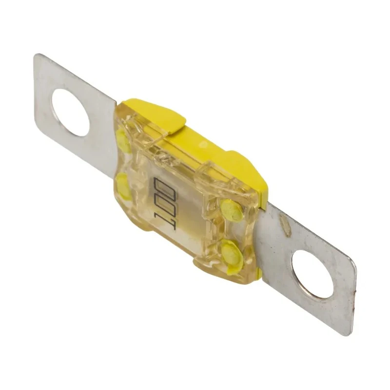 Littelfuse 100A Yellow Car Fuse 32V dc Thermoplastic Time Delay BF2 Series 153.5395.6101