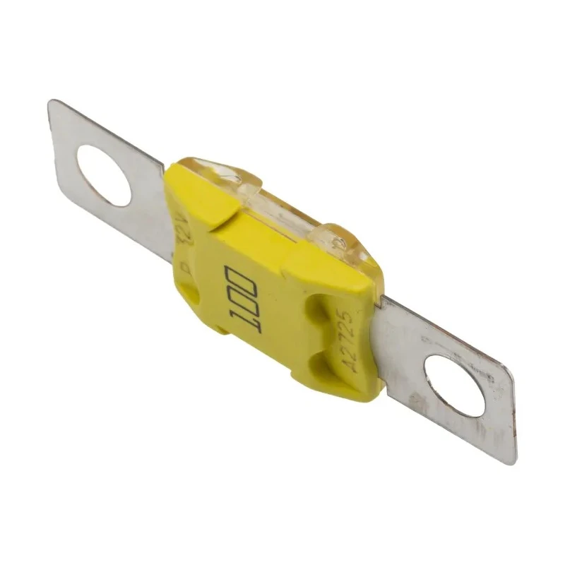 Littelfuse 100A Yellow Car Fuse 32V dc Thermoplastic Time Delay BF2 Series 153.5395.6101