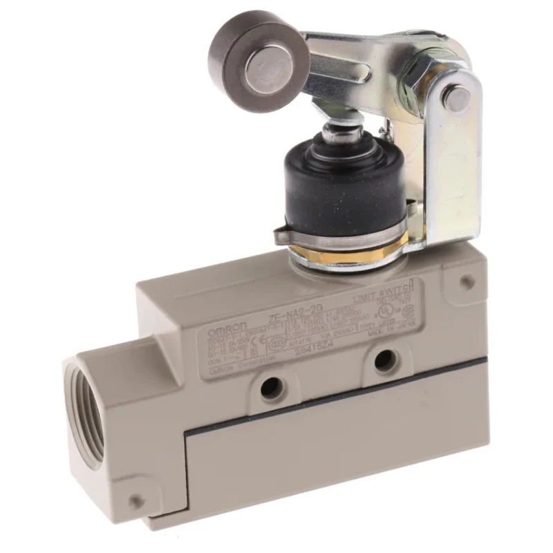 Omron Industrial Roller Lever Limit Switch SPDT Contact IP65 480V AC 15A ZE-NA2-2G