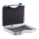 RS PRO Plastic Transit Case, Smooth Finish, Lockable, Grey, Polypropylene, 450 mm x 140 mm x 360 mm 435-9700