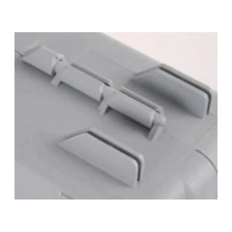 RS PRO Plastic Transit Case, Smooth Finish, Lockable, Grey, Polypropylene, 450 mm x 140 mm x 360 mm 435-9700