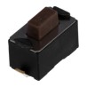 APEM Brown Tactile Switch Button SPST 50mA 12 V dc Surface Mount 1.5 mm Actuator Length DTSM32NV