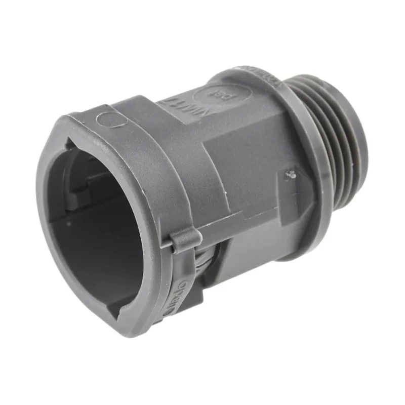 PMA Industrial Polyamide 6 Grey Conduit Fitting, 20 mm Nominal Size, M20 Thread, IP66 Rated SLND-M207