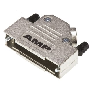 TE Connectivity Zinc Angled D-Sub Backshell 25 Way Strain Relief ADK Series 5-1478763-3