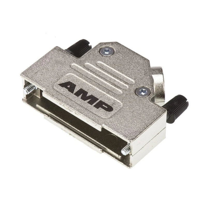 TE Connectivity Zinc Angled D-Sub Backshell 25 Way Strain Relief ADK Series 5-1478763-3