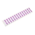 RS PRO Pre-Printed Adhesive Label, Tested Text, Purple on White, 38 x 16 mm, Pack of 140, Model 450-6029