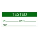 RS PRO Pre-Printed Adhesive Label 38 mm x 16 mm Dark Green Text on White Background Quantity 140 Per Pack 450-6007