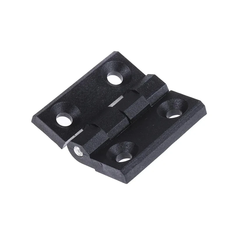 Pinet Black Polyamide Butt Hinge Screw Fixing 40 mm x 40 mm x 5 mm 54-A-3029