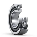 NSK Single Row Angular Contact Ball Bearing 17 mm ID, 40 mm OD, 12 mm Race Width 7203BEAT85