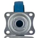 Tente Swivel Castor 250 kg Capacity 125 mm Wheel Elastic Tyre 3470UFR125P62BLUE
