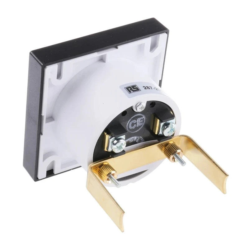 HOBUT Analogue Panel Ammeter 120 A AC Moving Iron, 72 mm x 72 mm PD72MIS5A2/2-001 0/60/120A