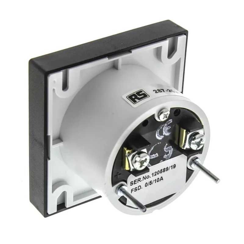 HOBUT Analogue Panel Ammeter 10 A AC 72 mm x 72 mm Moving Iron PD72MIS5A2/2-001 0/5/10A
