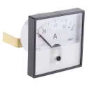 HOBUT Analogue Panel Ammeter 120 A AC Moving Iron, 72 mm x 72 mm PD72MIS5A2/2-001 0/60/120A