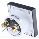 HOBUT Analogue Panel Ammeter 20 A AC, 72 mm x 72 mm Cutout, Class 1.5 Moving Iron PD72SD