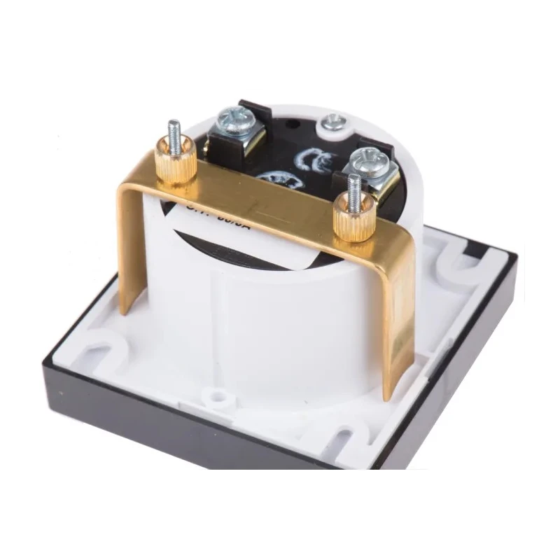 HOBUT Analogue Panel Ammeter 160 A AC Moving Iron, 72 mm x 72 mm PD72MIS5A2/2-001 0/80/160A