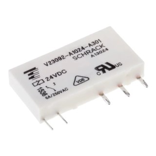 Wieland DIN Rail Power Relay 24V dc Coil 6A Switching Current SPDT 80.063.4032.0