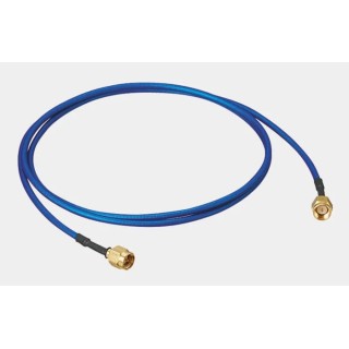 Yuetsu SMA Series RF Coaxial Cable 50 Ω, 1.5 m Length, Black Teflon Jacket, Terminated 981-NY20-1M5