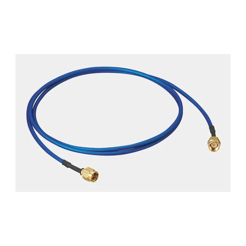 Yuetsu SMA Series RF Coaxial Cable 50 Ω, 1.5 m Length, Black Teflon Jacket, Terminated 981-NY20-1M5