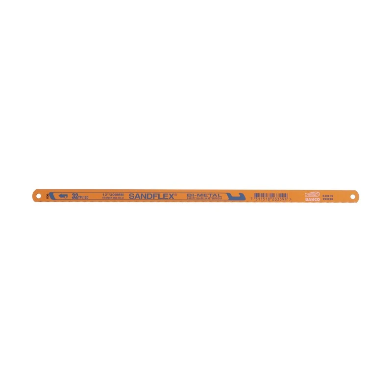 Bahco 300 mm Spring Steel Multi Material Hacksaw Blade 32 TPI 3906-300-32-10P