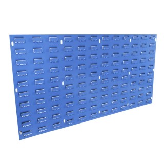 RS PRO Steel Storage Bin Bench Stand, 600 mm x 1000 mm x 500 mm, Blue 448-5376