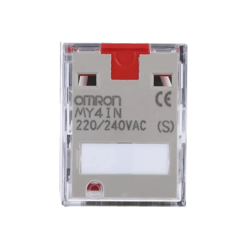 Omron DIN Rail Power Relay 240V AC Coil 5A Switching Current 4PDT MY4IN AC220/240(S)