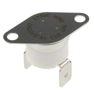 Honeywell Technologies Bi-Metallic Thermostat, Closing at 135 °C, Max 260 °C, SPST, 15 A Contact, Automatic 2455RC-90820387