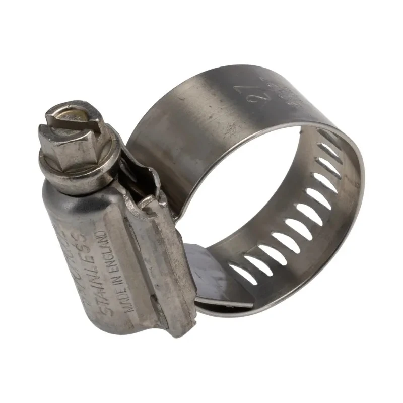 HI-TORQUE Stainless Steel Slotted Hex Worm Drive Hose & Jubilee Clip 20-27 mm ID HTM27P