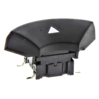MEC IP67 Black Round Tactile Switch SPST Momentary 50mA 24V DC PCB Mount 