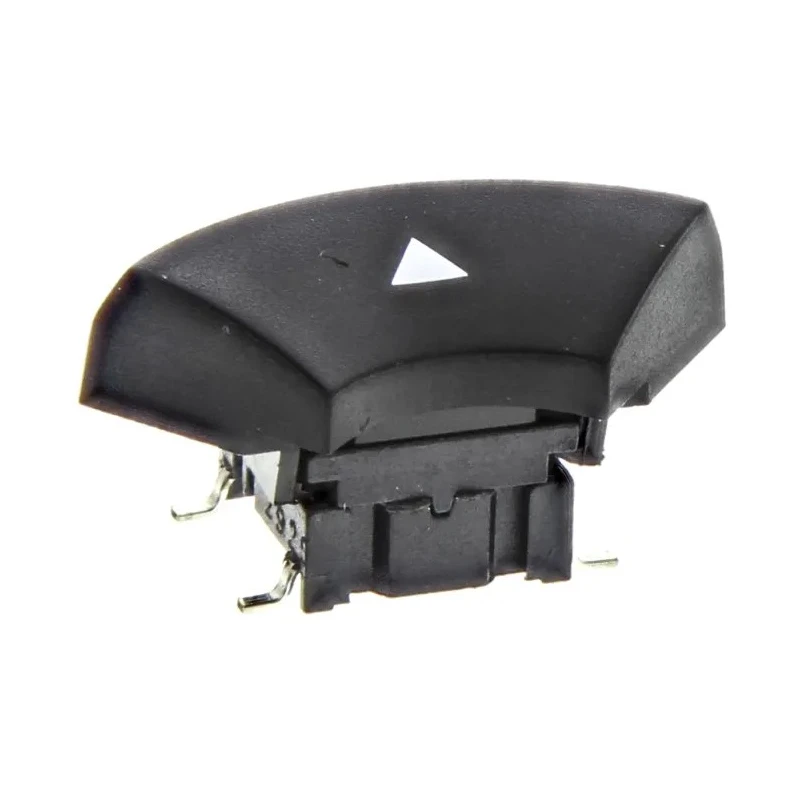 MEC IP67 Black Round Tactile Switch SPST Momentary 50mA 24V DC PCB Mount 