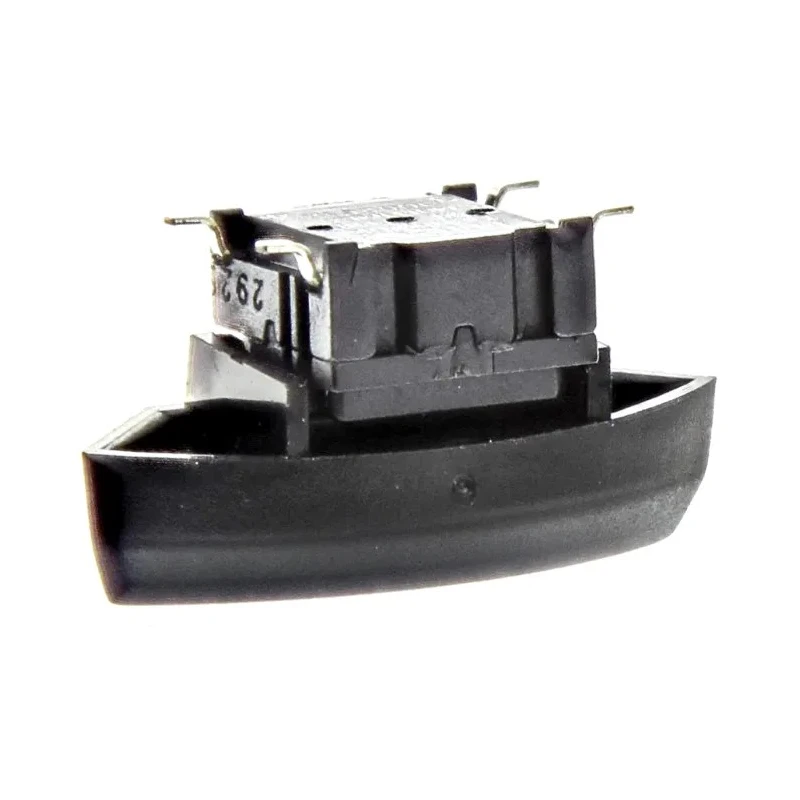 MEC IP67 Black Round Tactile Switch SPST Momentary 50mA 24V DC PCB Mount 