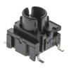 MEC IP67 Black Tactile Switch Plunger 10 mm SPST 50mA 24 V dc PCB IP67