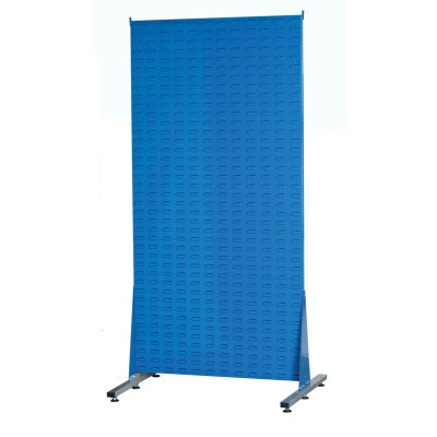 RS PRO Polypropylene Louvre Panel Storage Unit, 750 mm x 1000 mm x 2000 mm, Blue 424-5471