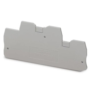 Phoenix Contact D-QTTCB 1.5 Series Grey Polyamide End Cover for DIN Rail Terminal Blocks 3205187