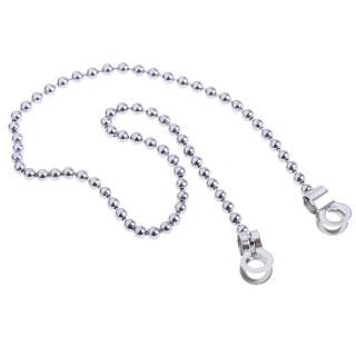 RS PRO Chrome Brass Bead Chain 300 mm Length 13 kg Load Capacity 506-7323