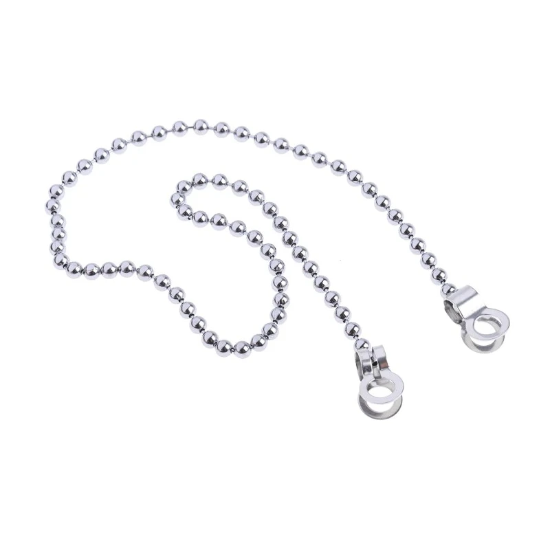 RS PRO Chrome Brass Bead Chain 300 mm Length 13 kg Load Capacity 506-7323