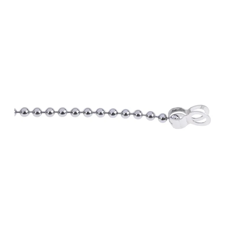 RS PRO Chrome Brass Bead Chain 300 mm Length 13 kg Load Capacity 506-7323
