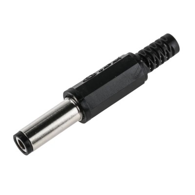 Lumberg XNES/J Straight DC Jack Male Connector 12V 1A Cable Mount Length 43mm Nickel Plating XNES/J 250