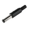 Lumberg XNES/J Straight DC Jack Male Connector 12V 1A Cable Mount Length 43mm Nickel Plating XNES/J 250