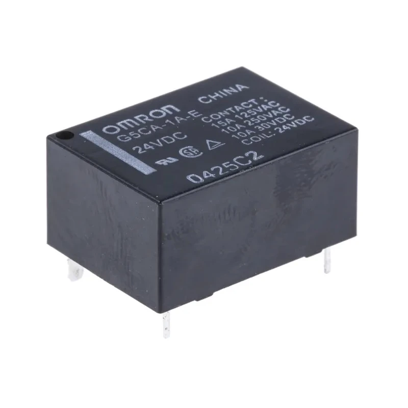 Omron PCB Power Relay 24V dc Coil 15A Switching Current SPST G5CA-1A-E DC24